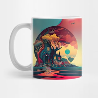 Colorful Landscape Design Mug